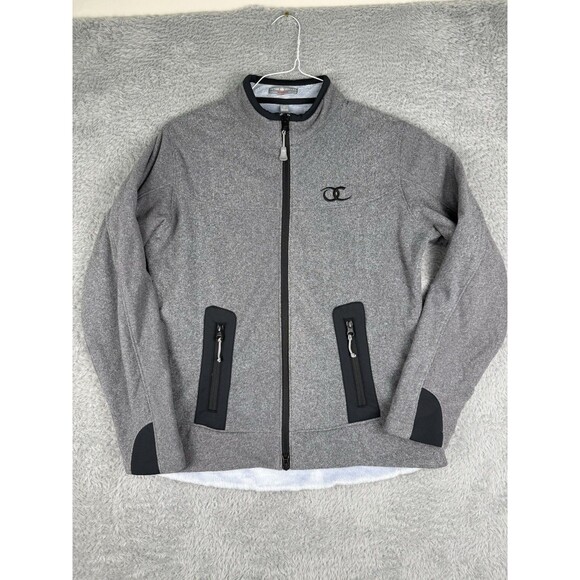 Peter Millar Jackets & Blazers - Peter Millar Warmth Full Zip Gray Jacket Women’s M Old Chatham Golf Sherpa Lined
